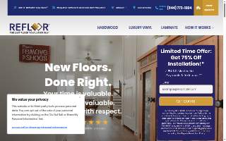 Refloor of Nashville website
