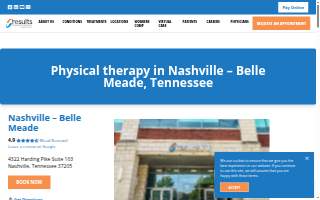 Results Physiotherapy Nashville, Tennessee - Belle Meade website