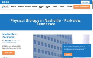 Results Physiotherapy Nashville, Tennessee - Parkview website