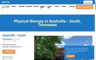Results Physiotherapy Nashville, Tennessee - South website