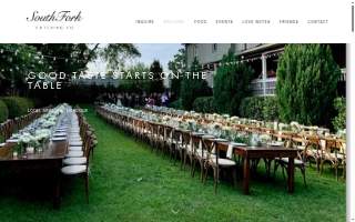 South Fork Catering Co. website