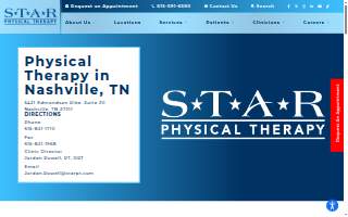 STAR Physical Therapy Nashville, Tennessee - South website