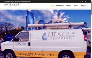 Steakley Plumbing website