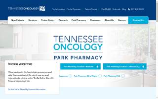 Tennessee Oncology PLLC: Park Pharmacy website