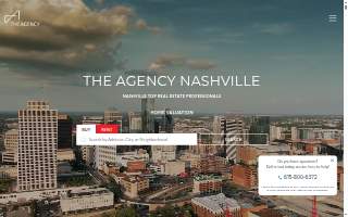 The Agency Nashville website