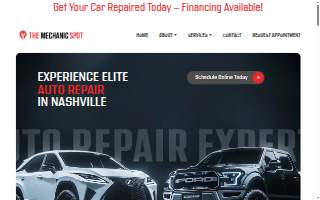 The Mechanic Spot website