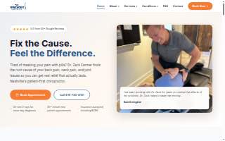 The Spine Works Chiropractic website