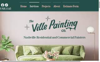 The Ville Painting Co, LLC website