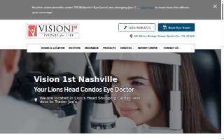 Vision 1st Nashville website