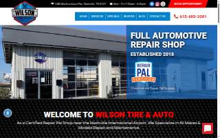 Wilson Tire & Auto, LLC website