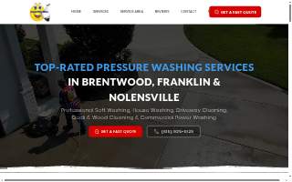 American Pressure Washing website