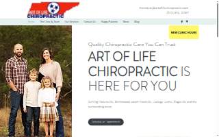 Art of Life Chiropractic website