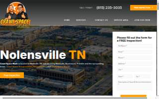 Crawl Space Nash website