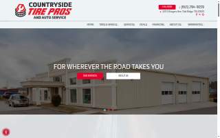 Countryside Tire & Auto Service website