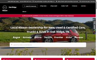Oak Ridge Nissan website