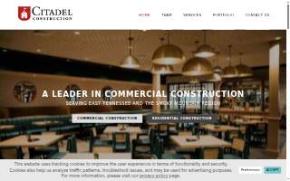 Citadel Construction website
