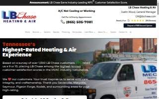 LB Chase Mechanical website