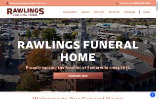 Rawlings Funeral Home website