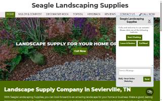 Seagle Landscaping Supplies website