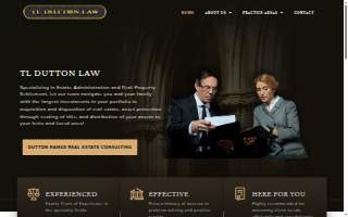 TL Dutton Law website