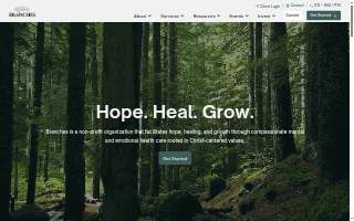 Branches Counseling Center website