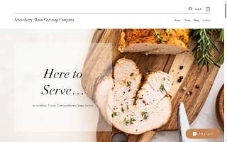 Strawberry Moon Catering website
