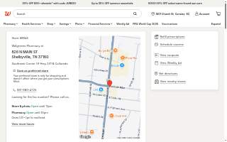 Walgreens Pharmacy website