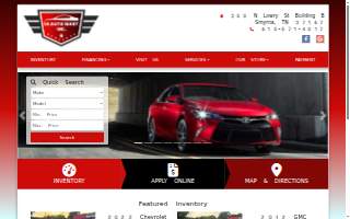 1A Auto Mart Inc. website