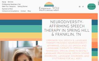 Empower YOU Speech & Language Therapy website