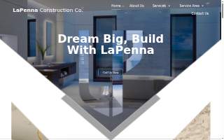 LaPenna Construction website