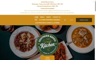 Southern Bayou Kitchen website