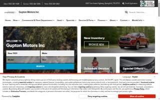 Gupton Motors, Inc website