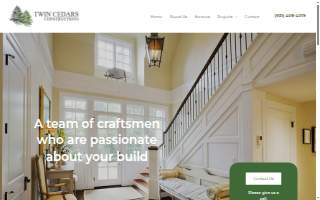 Twin Cedars Construction, LLC website