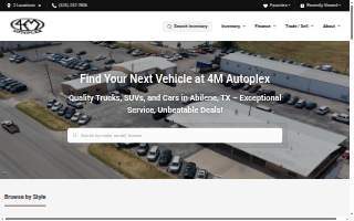 4M Autoplex website