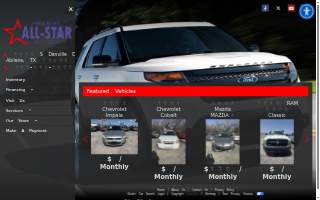 Abilene All-Star Auto website