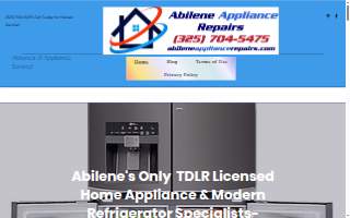 Abilene Appliance Repairs website