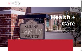 Abilene Family Practice website