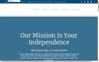 Caprock Home Health Services, Inc. website