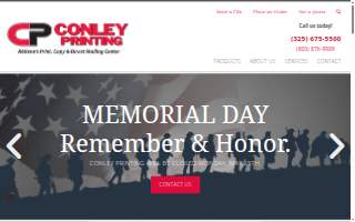 Conley Printing Co., Inc. website