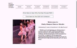 Patty Harper Dance Studio website