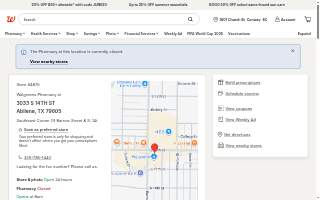 Walgreens website