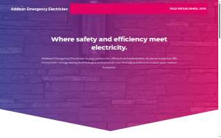 Addison Emergency Electrician website