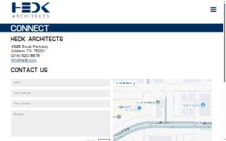 HEDK Architects website