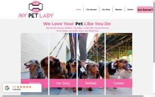 My Pet Lady LLC website