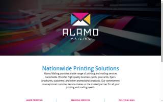 Alamo Mailing Co website
