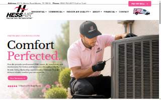 Hess Air - A/C Service & Repair website
