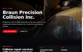 Braun Precision Collision Inc website