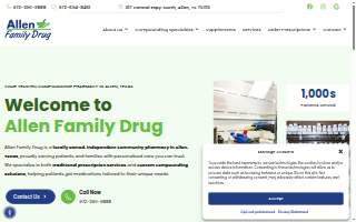 Allen Family Drug website