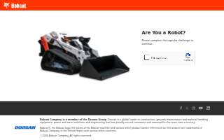 Bobcat Custom Construction website