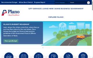 Plano Trees website